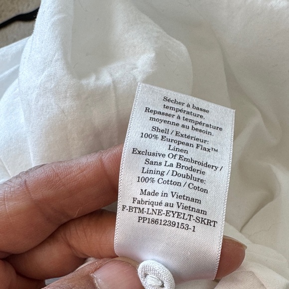 Everlane White Eyelet Linen Maxi Skirt - Picture 11 of 11